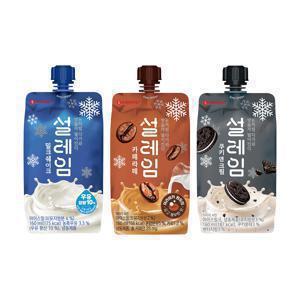 설레임 파우치 아이스크림 3종 30개 골라담기 밀크쉐이크/카페라떼/쿠키앤크림