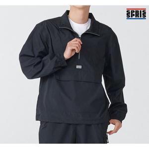 [패션플러스][스프리스]스프리스 남성 아노락 점퍼 블랙