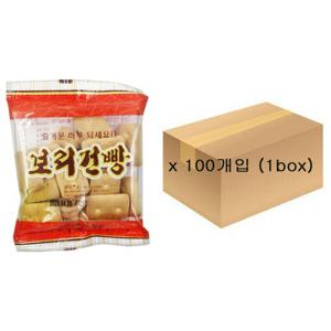 보리건빵 30gx100EA 1박스 군대 간식 전투식량 무
