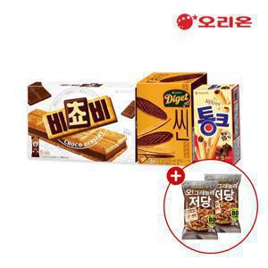 오리온 비쵸비(125g) 5개+통크(45g) 5개 +다이제씬(84g) 5개+저당그래놀라 2봉 증정