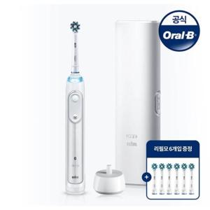(현대Hmall) [Oral-B] 오랄비 전동칫솔 GENIUS S7500 + 초미세모 리필모 6개 추가 구성