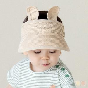 ~5/15 추가할인 [SIZE~6Y] 래빗 밀짚 아기 썬캡