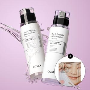 [롯데온단독] 더 6 펩타이드 스킨 부스터 세럼 150ml*2개+세라마이드 소프트 크림 시트 마스크*3매