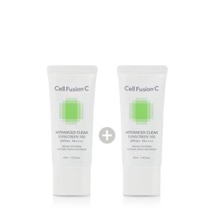 셀퓨전씨 어드밴스드 클리어 썬스크린 100 35ml(SPF50+) 2개