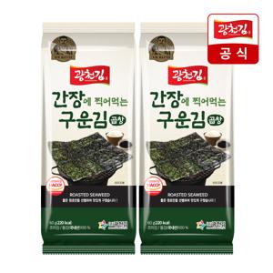 [광천김] 간장에 찍어먹는 구운 곱창김 60g 180매 1+1 총360매
