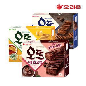 오리온 오뜨 더블초코칩12p + 치즈12p + 쇼콜라12p