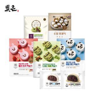 빚은 딸기/드래곤/팬더 백설기 2봉 / 망개떡/술떡/오메기 외 11종