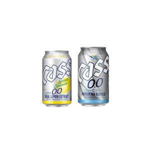 [카스] 0.0 355ml 논알콜 탄산음료/레몬스퀴즈 제로 330ml 24캔