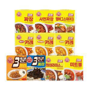 [오뚜기] 3분 카레/짜장 12개+12개(총 24개) 골라담기