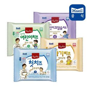 (5/2부터 발송일 지정가능) 상하치즈 유기농 아기치즈 1~4단계 40매+40매 (총 80매) 골라담기