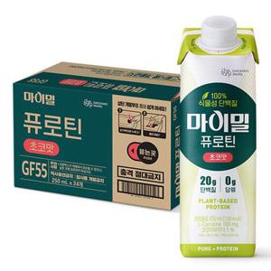 [대상웰라이프]식물성단백질 마이밀 퓨로틴 초코맛 (250mlx24팩), 1박스