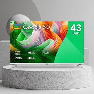 더함 109cm 43인치 스마트 티비 120Hz 화이트 UA431UHD
