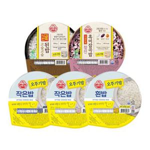[오뚜기] 맛있는 즉석밥 골라담기(흰밥/작은밥/된밥/흑미밥)
