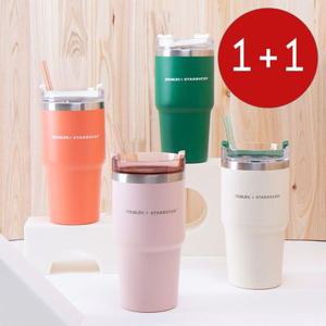 1+1 스타벅스 스탠리 텀블러 DT 퀜처 591ml 4colors 코랄