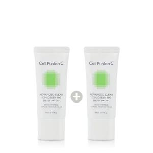 셀퓨전씨 어드밴스드 클리어 썬스크린 100 35ml(SPF50+) 2개