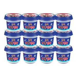 일품 첫눈애 팥빙수 아이스크림 230ml X12개