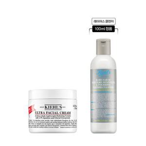 키엘 울트라 훼이셜 크림 125ml 세트 (+클렌저 정품증정)