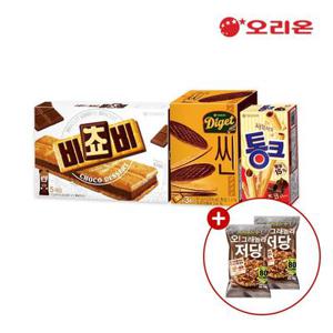 오리온 비쵸비(125g) 5개+통크(45g) 5개 +다이제씬(84g) 5개+저당그래놀라 2봉 증정