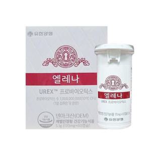 [유한양행] 엘레나 UREX 프로바이오틱스 170mg x 60캡슐 2박스 CZ