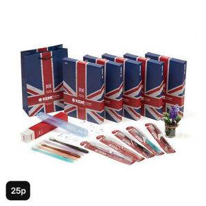 켄트 크리스탈 콤팩트 초극세모 칫솔 25P(무료체험분 2P포함)+칫솔케이스+쇼핑백