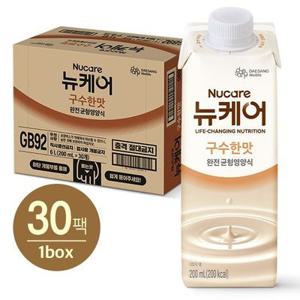[본사] 뉴케어 구수한맛 200mlx30팩, 1박스