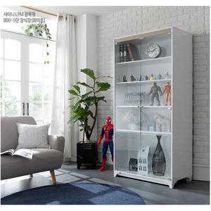 속깊은 / 샤이니 LPM 광폭형 800-5단 유리장식장(깊이550mm) 레고 진열장