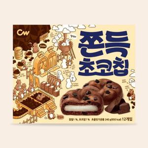 청우 쫀득 초코칩 (20G*12입)