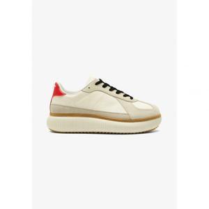Onitsuka Tiger 오니츠카 타이거 델리시티 - 트레이너 크림 화이트 레드