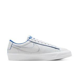 NIKE 남성 Sb 블레이저 로우 프로 GT 프리미엄 20주년 스니커즈 (서밋 화이트/게임 로얄-서밋 화이트)