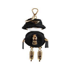 [H71]프라다 1TR1062C3K F0002 여성 키홀더 키링 키체인 열쇠고리 악세사리 로고 백참 PRADA PRADA WOMAN BLACK KEYCHAINS