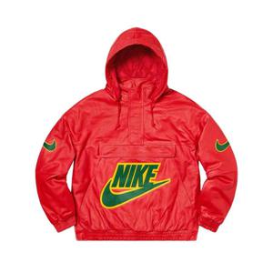 슈프림 x 나이키 레더 아노락 짐레드   19FW CK6218-687