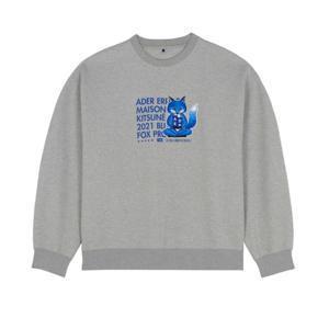 메종 키츠네 x 아더에러 메디테이션 폭스 스웨트셔츠 그레이 BKKFWSW02GR/QK1941SPB3 JP8