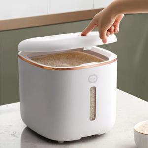 오래도록 신선하게! 압력 밀폐 보관 쌀통 진공 쌀보관통 10kg