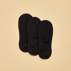 발등덮는 스타킹 덧신 3족 세트 블랙