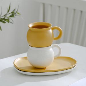 꿀단지 머그 컵 홈카페 귀여운 커피잔 찻잔