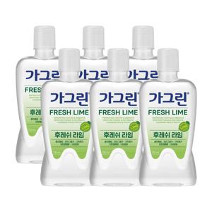 동아제약 가그린 후레쉬 라임 750ml x 6개 / 구강청결제 가글