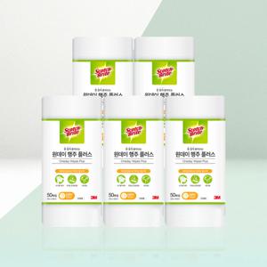 3M 원데이 행주 플러스 50매 x 5롤 /일회용 주방 행주