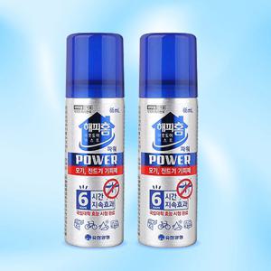 해피홈 아웃도어 미스트 파워 65ml x 2개 / 모기 진드기 기피제
