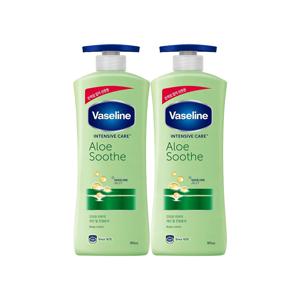 바세린 바디로션 알로에 수드 로션 600ml x 2개 / 피부 보습
