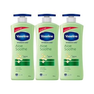 바세린 바디로션 알로에 수드 로션 600ml x 3개 / 피부 보습
