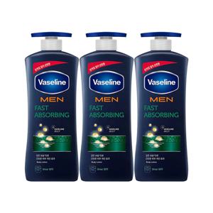 바세린 바디로션 맨 리페어링 모이스처 로션 600ml x 3개 / 피부 보습
