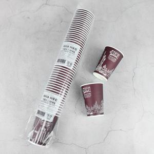아이존 13온스 카페 테이크아웃 두꺼운 일회용 종이컵 50개입