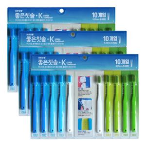 국내제조 좋은칫솔 K 초극세모 30입