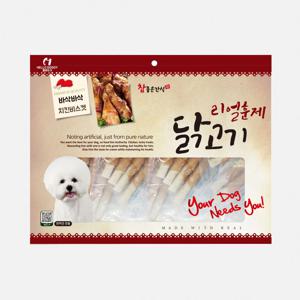 리얼훈제 대용량강아지간식 애견 반려견 육포 사사미 치킨비스켓 300g