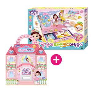 퓨처e토이- 달님이 패션코디 자석놀이 + 달님이 입체가방 말랑말랑 스티커북_달님이 하우스