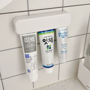 무타공 치약걸이 튜브 꽂이 공중부양 홀더