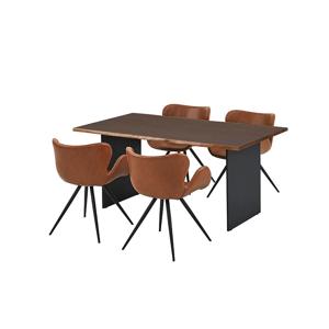레그노 식탁 4인세트 160cm_뉴가이아 체어 4EA (컬러 택1)