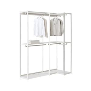 뉴로브 드레스룸 짧은옷장 코너형세트 153cm (컬러 택1)