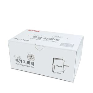 생활을그리다 다용도 투명 지퍼백 소형 150개입