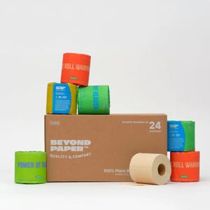 비욘드페이퍼 화장지 3겹 30m 24롤 천연펄프 프리미엄 대나무 - 에버그린
